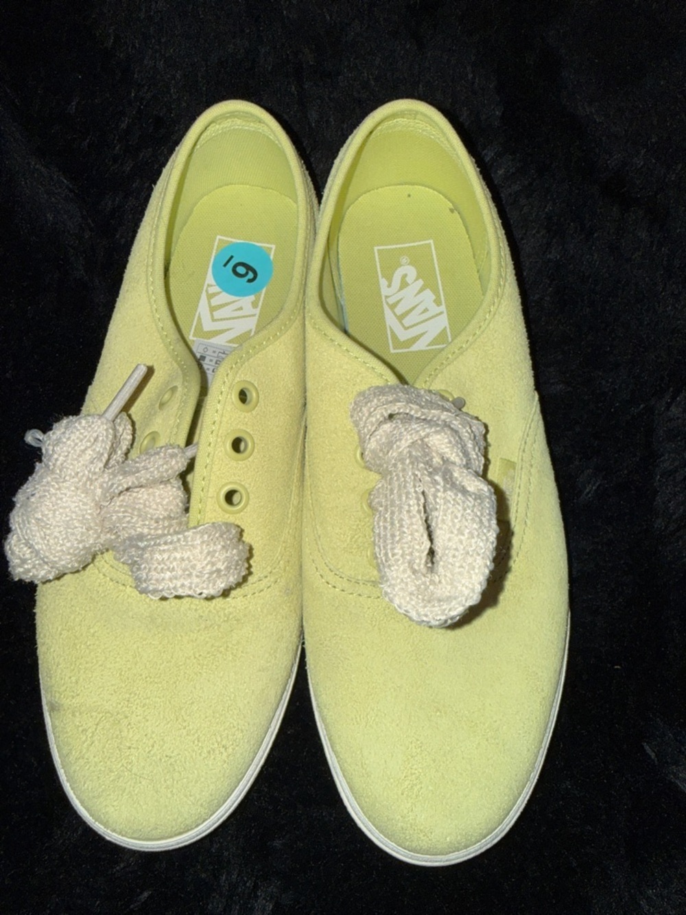 Vans Authentic Lowpro Fat Lace | Lime Sherbert ✨ Sz 7.5